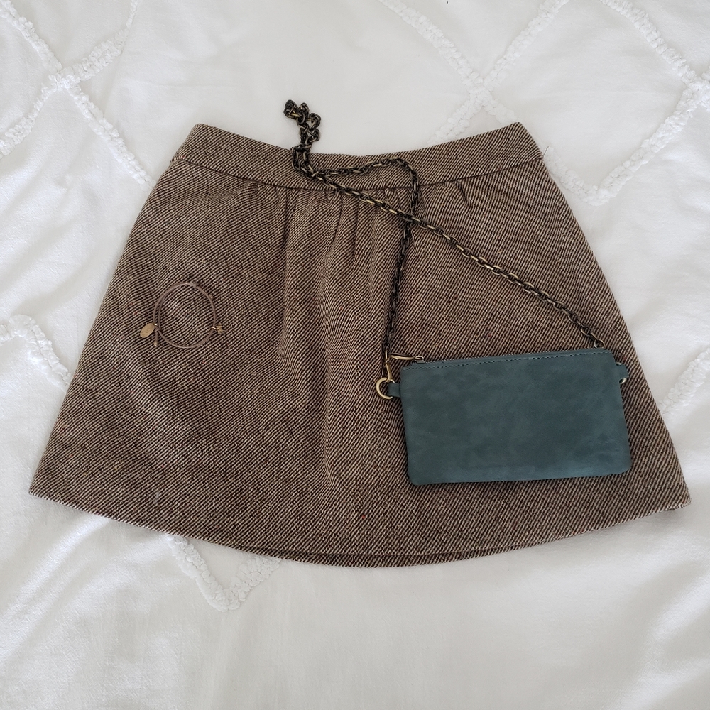 J.Crew tweed skirt